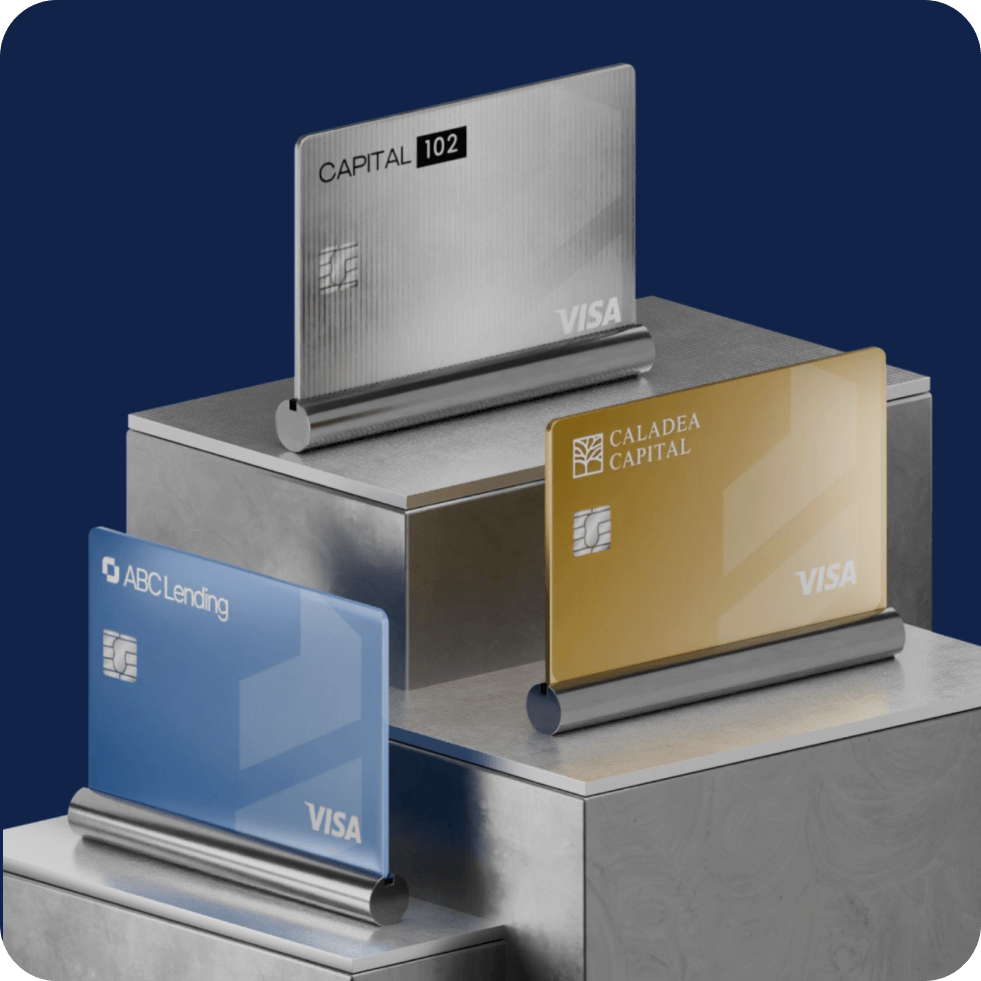 On project cards, branded to you